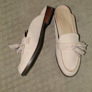 Vionic Light Beige Tassel Loafers